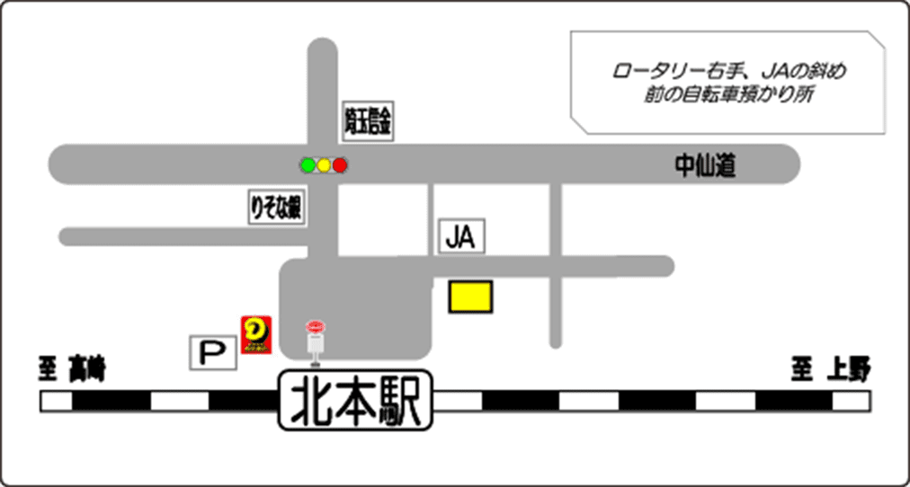 JR高崎線 北本駅東口